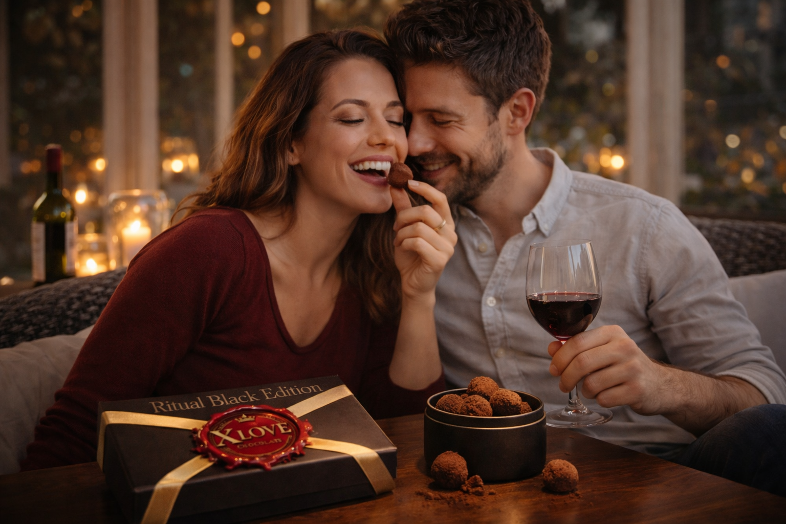 Afrodisíaco natural em composição premium para casal