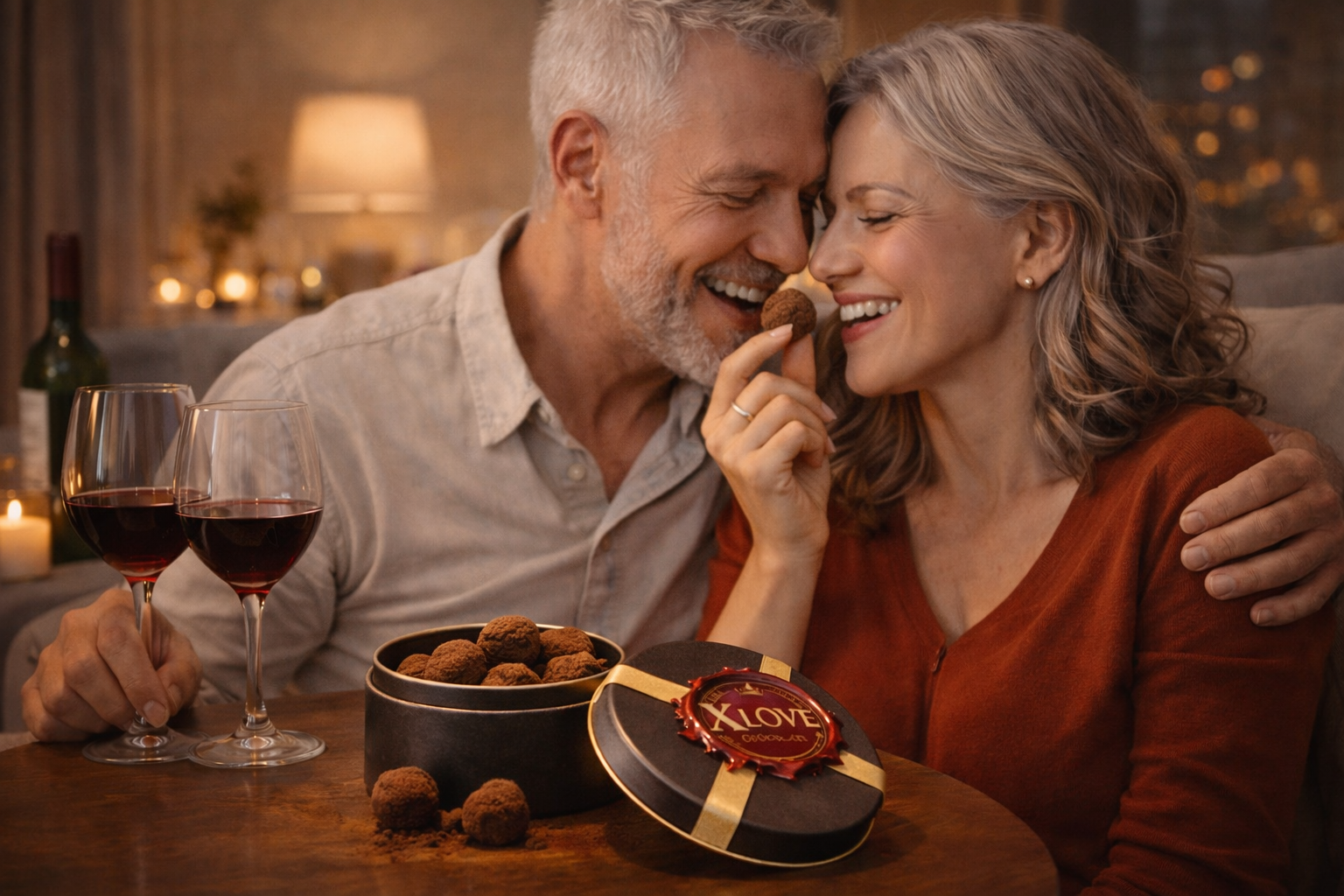 Experiência para casal em ambiente romântico premium