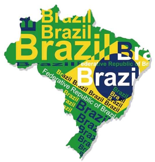 Mapa do Brasil - Atendimento XLove Experience